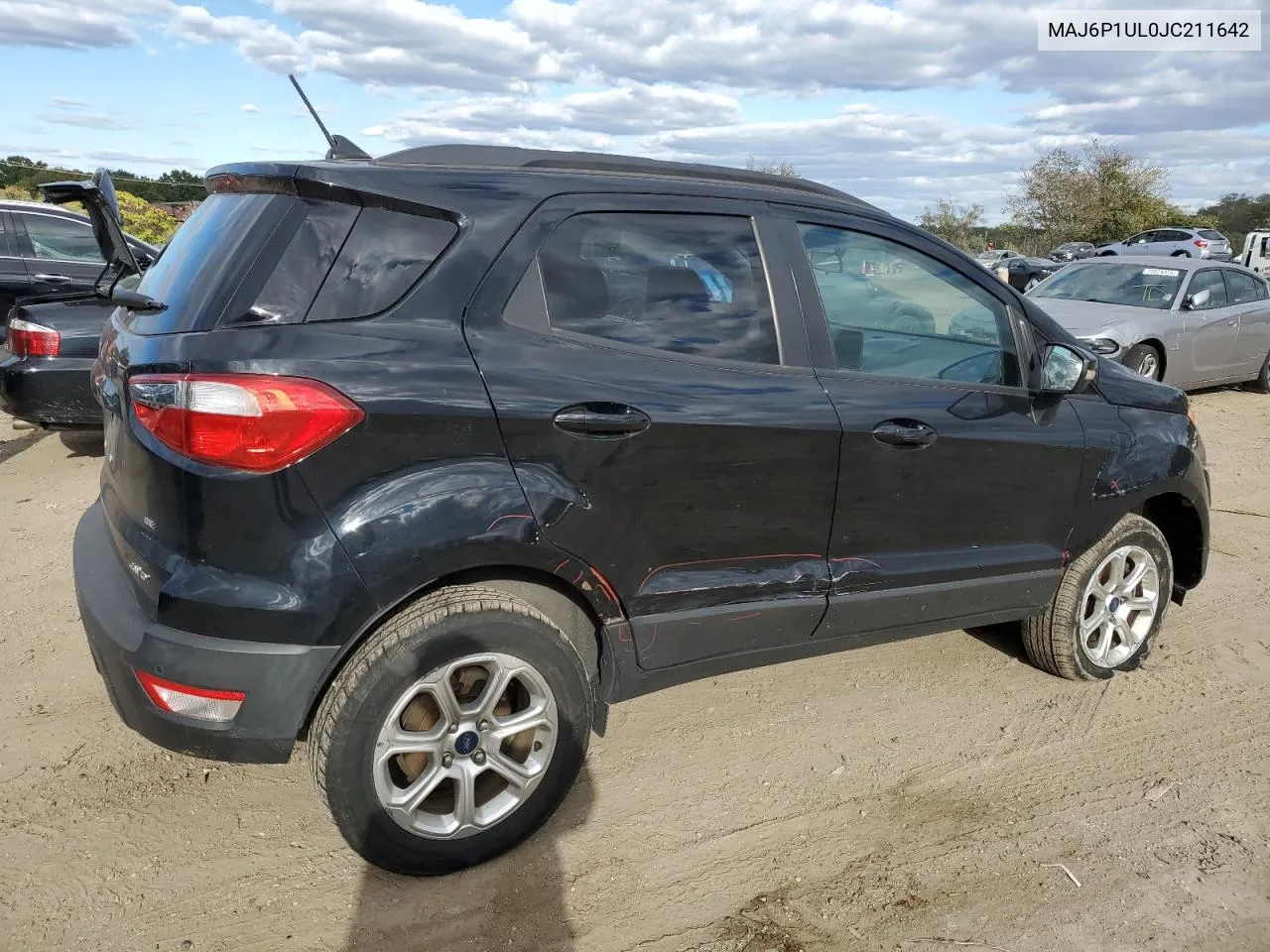 2018 Ford Ecosport Se VIN: MAJ6P1UL0JC211642 Lot: 75860184