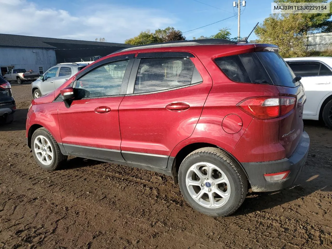 2018 Ford Ecosport Se VIN: MAJ3P1TE3JC229154 Lot: 75932034