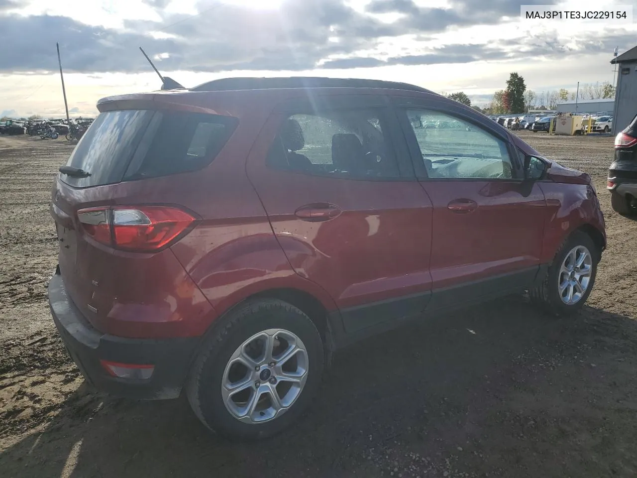 2018 Ford Ecosport Se VIN: MAJ3P1TE3JC229154 Lot: 75932034