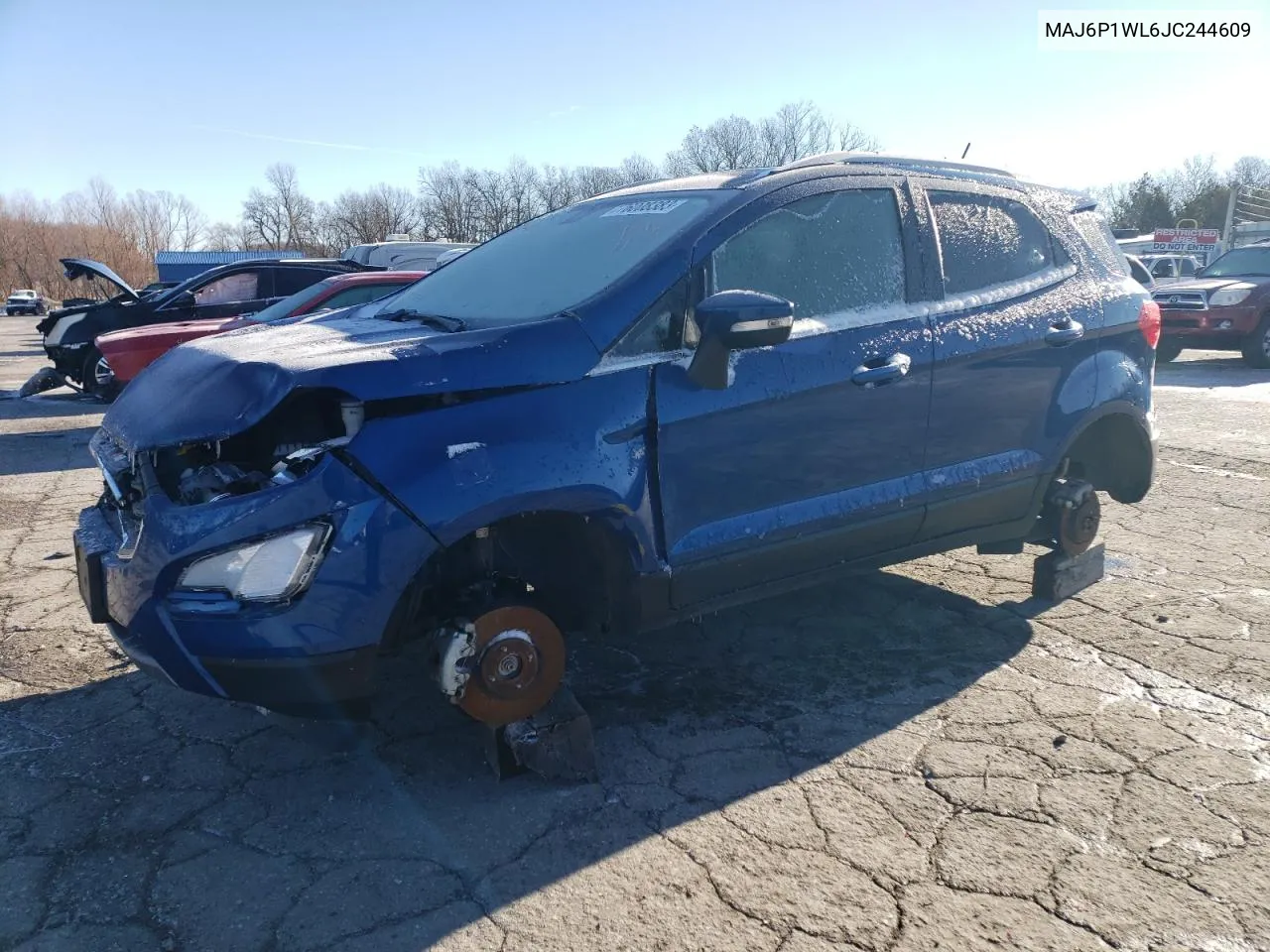 2018 Ford Ecosport Titanium VIN: MAJ6P1WL6JC244609 Lot: 76008383