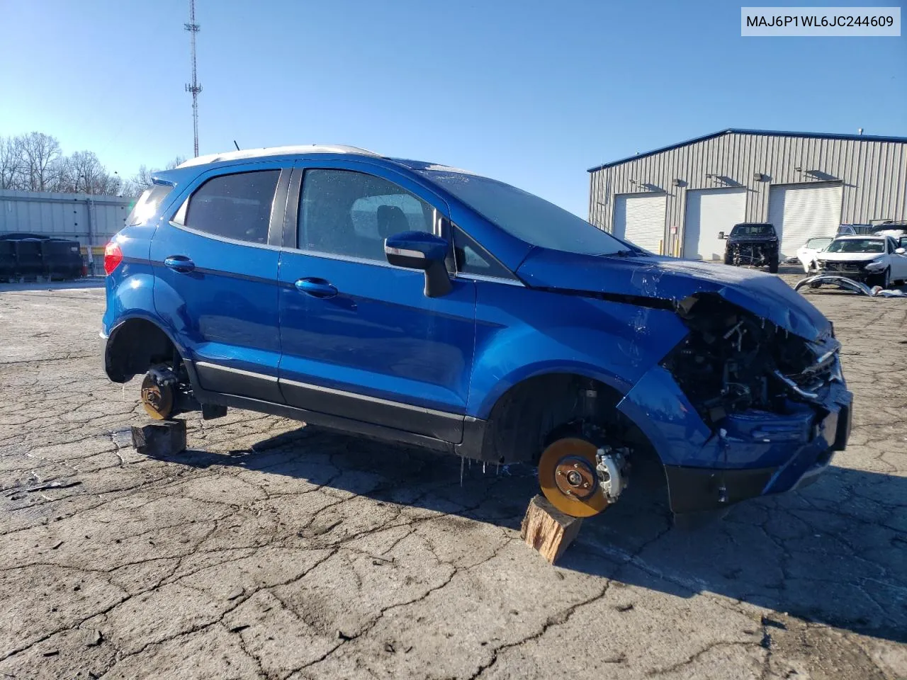 2018 Ford Ecosport Titanium VIN: MAJ6P1WL6JC244609 Lot: 76008383