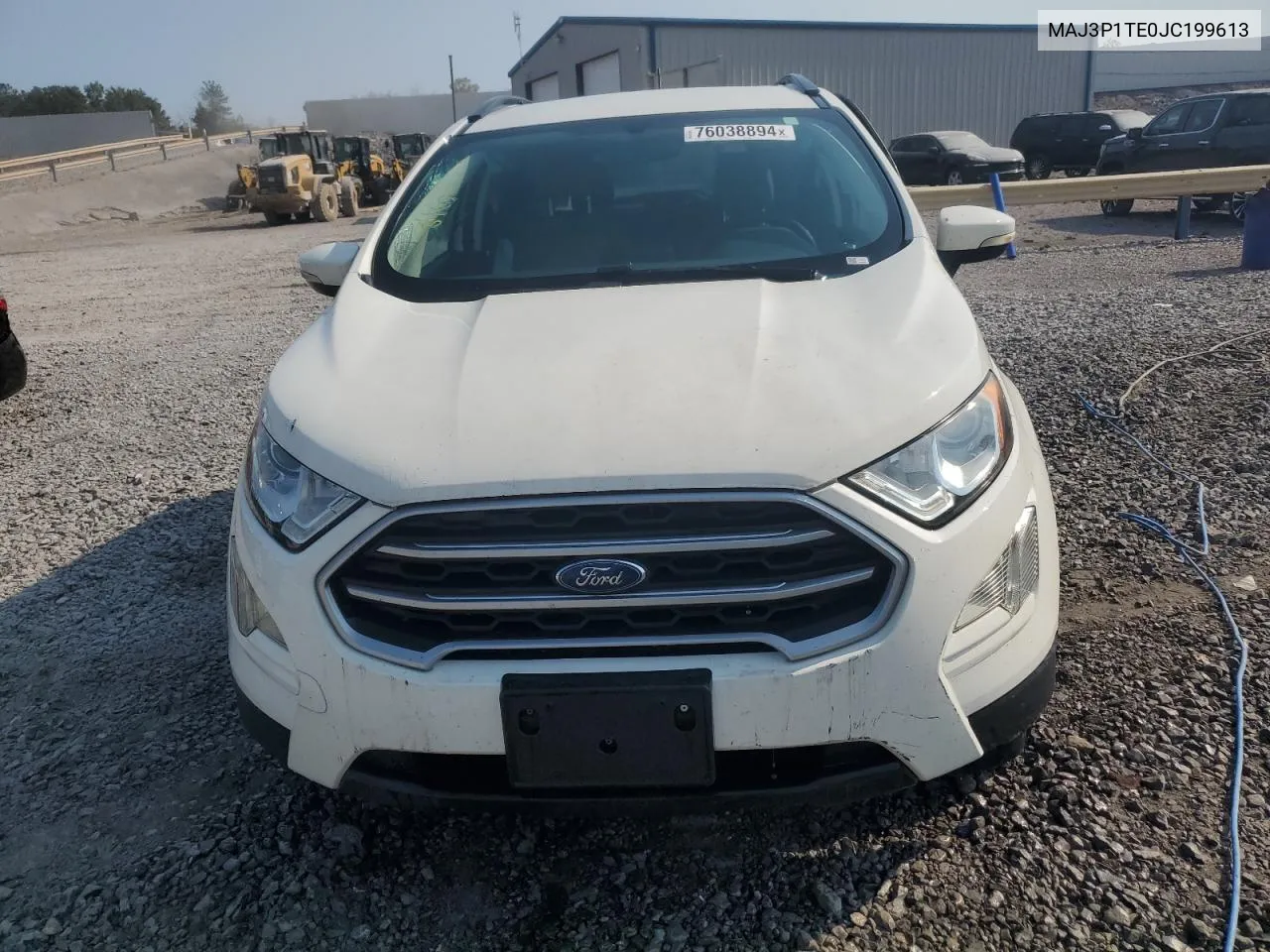 2018 Ford Ecosport Se VIN: MAJ3P1TE0JC199613 Lot: 76038894