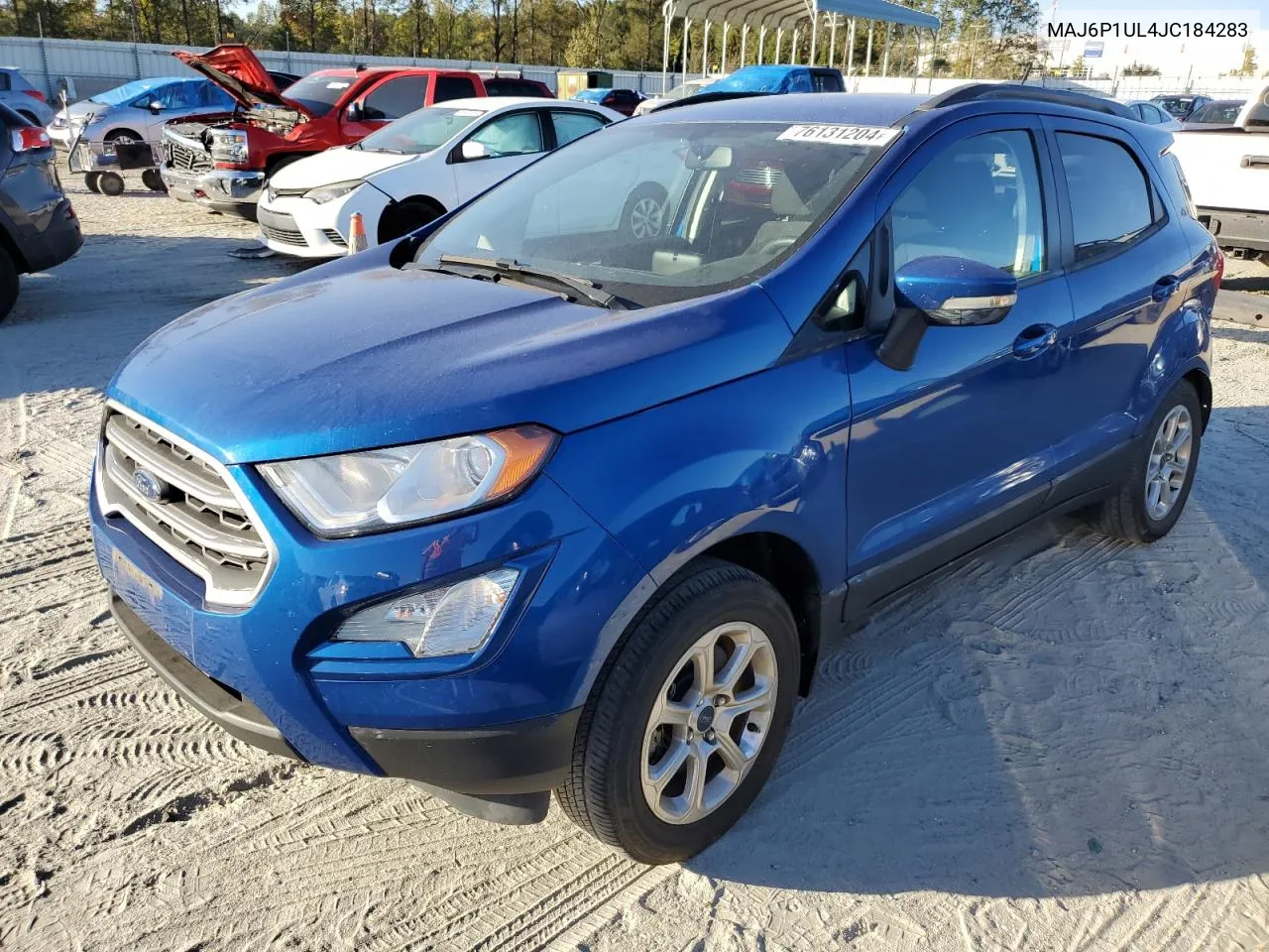 2018 Ford Ecosport Se VIN: MAJ6P1UL4JC184283 Lot: 76131204