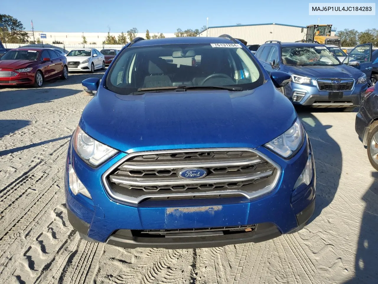 2018 Ford Ecosport Se VIN: MAJ6P1UL4JC184283 Lot: 76131204