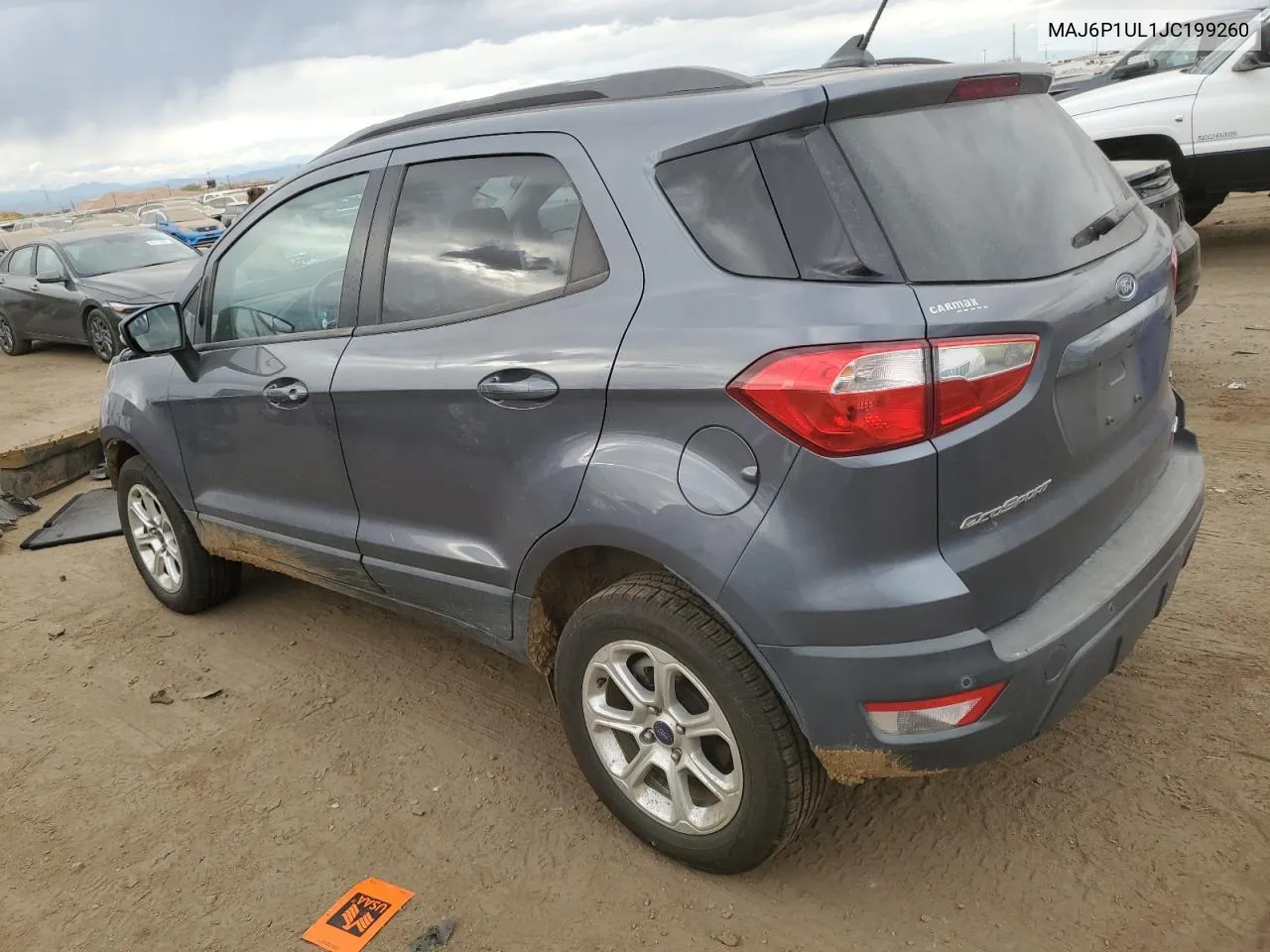 2018 Ford Ecosport Se VIN: MAJ6P1UL1JC199260 Lot: 76168724