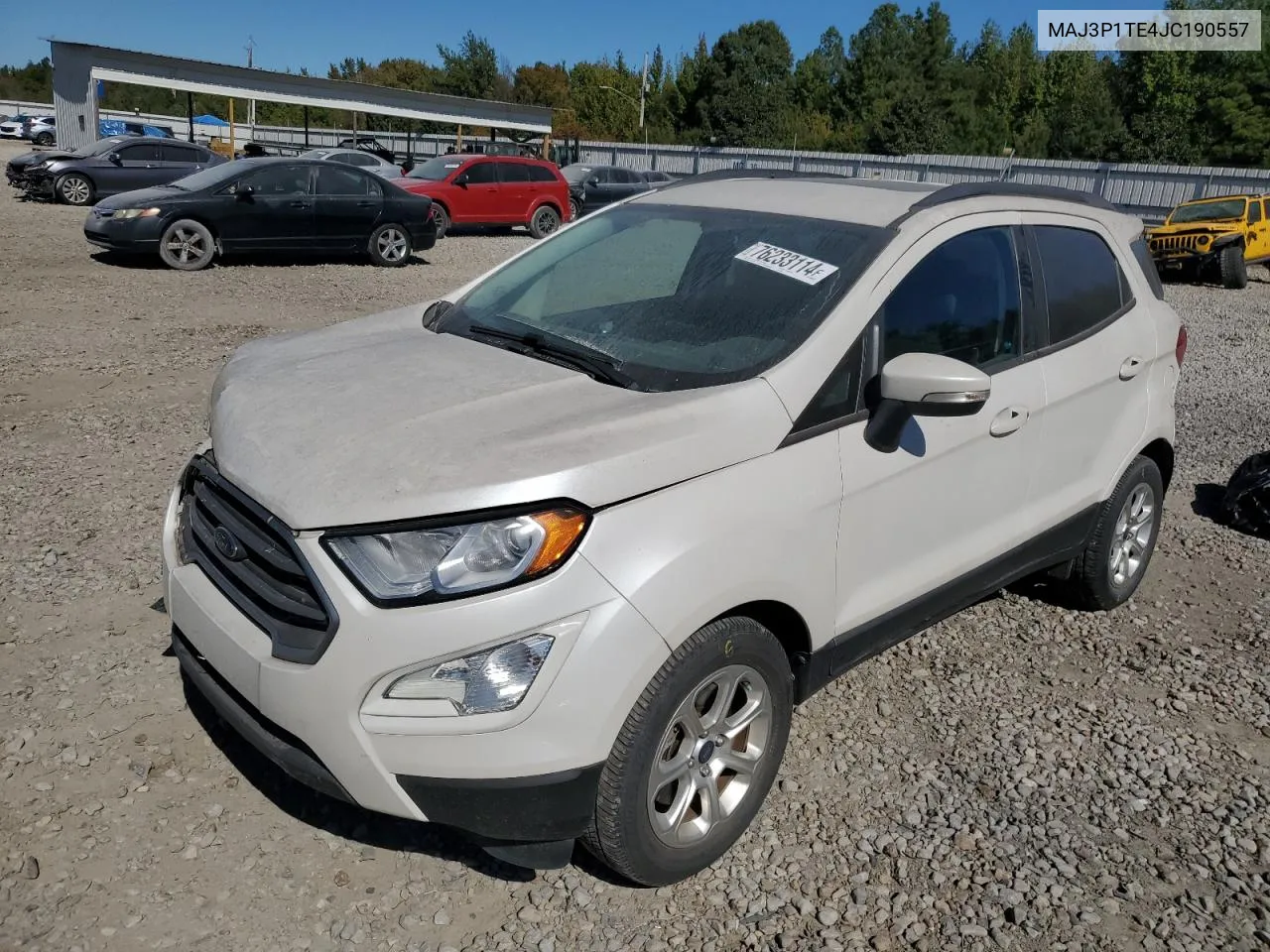 2018 Ford Ecosport Se VIN: MAJ3P1TE4JC190557 Lot: 76233114