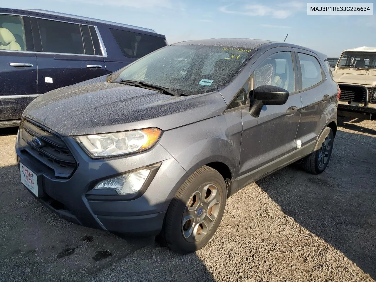 2018 Ford Ecosport S VIN: MAJ3P1RE3JC226634 Lot: 76341514