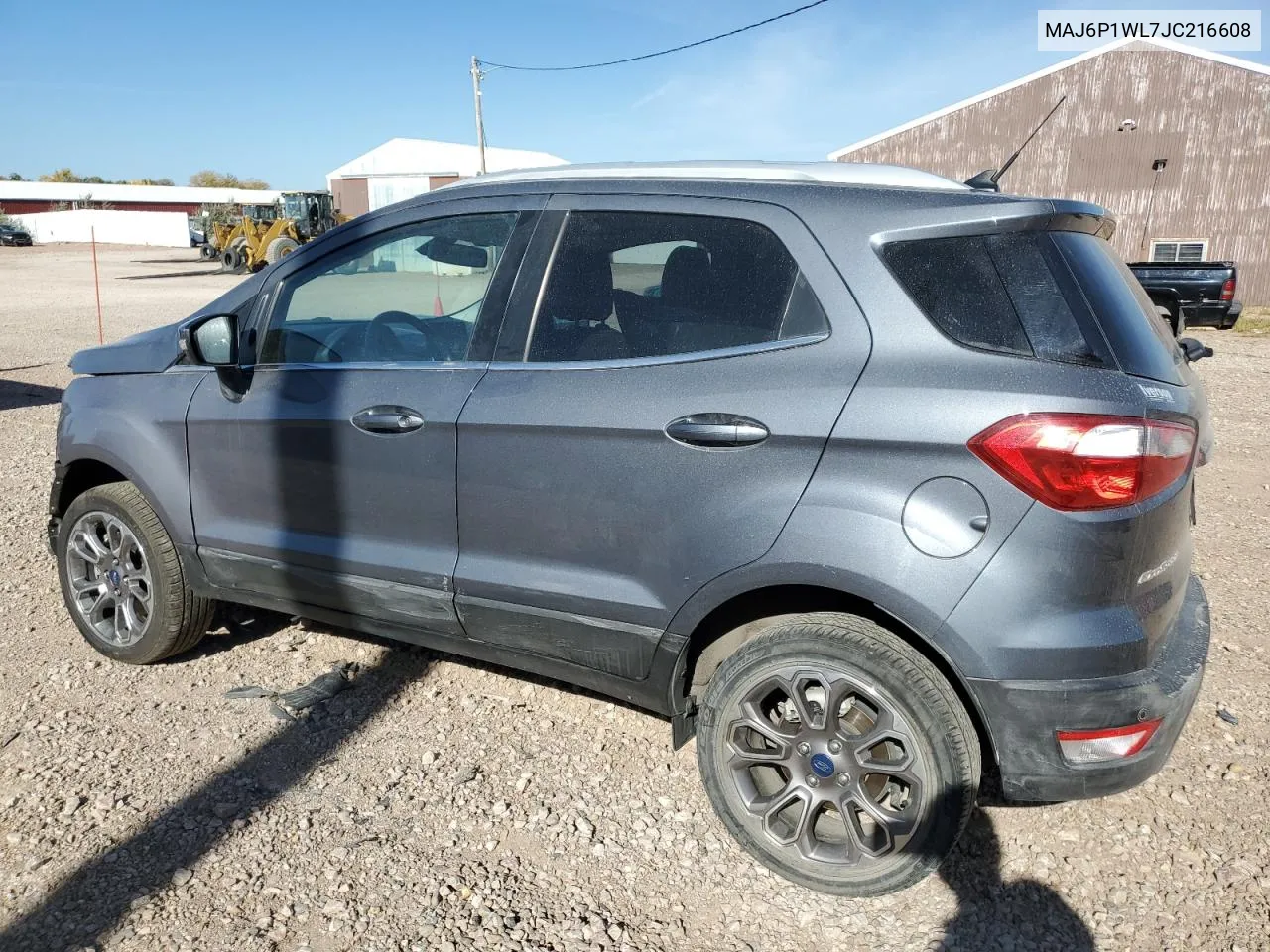 2018 Ford Ecosport Titanium VIN: MAJ6P1WL7JC216608 Lot: 76417544