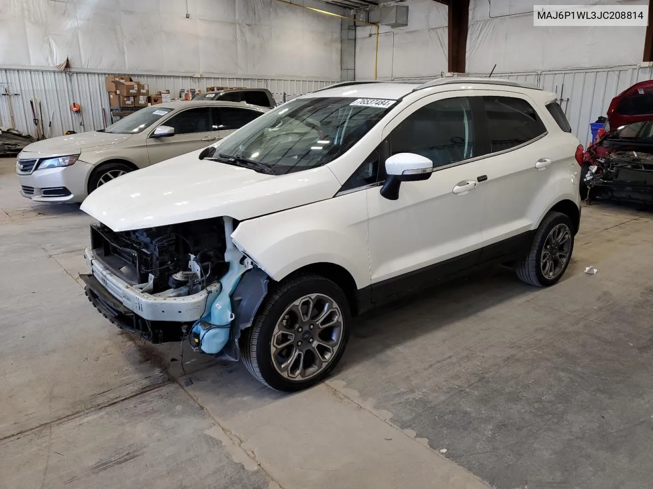 2018 Ford Ecosport Titanium VIN: MAJ6P1WL3JC208814 Lot: 76537484