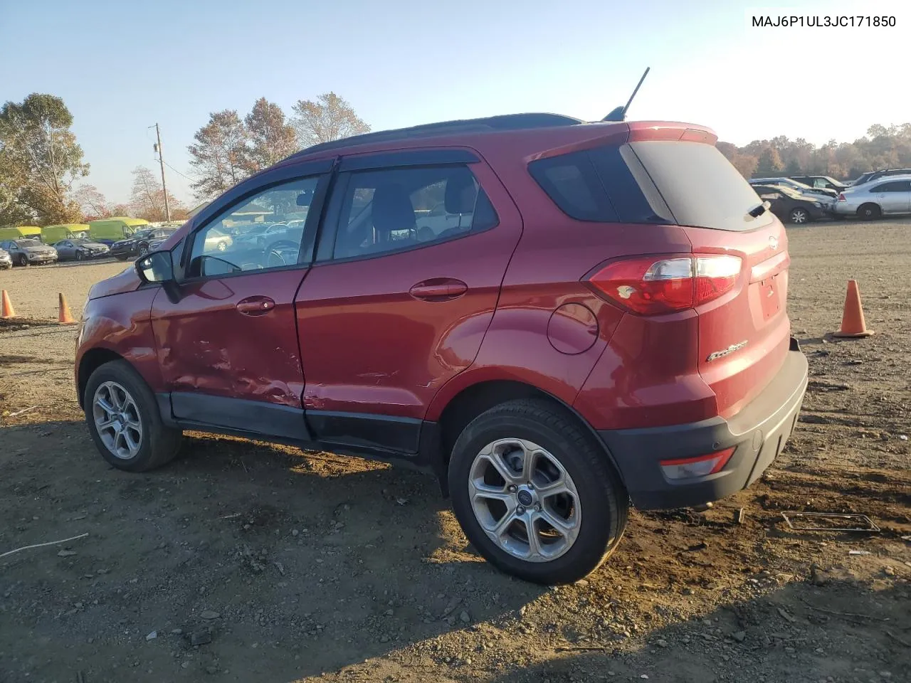 2018 Ford Ecosport Se VIN: MAJ6P1UL3JC171850 Lot: 76566834