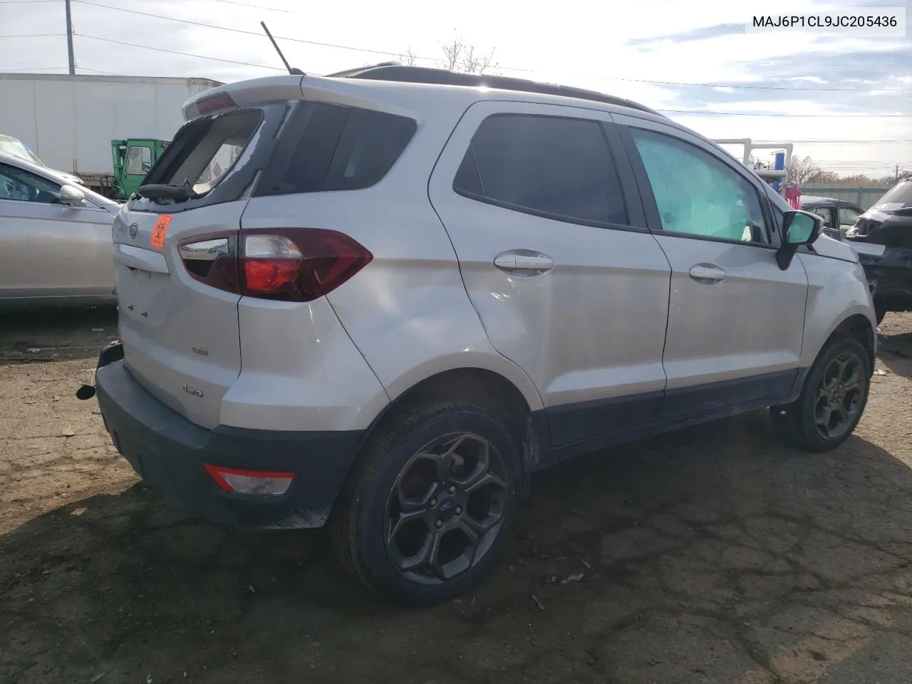 2018 Ford Ecosport Ses VIN: MAJ6P1CL9JC205436 Lot: 76571094