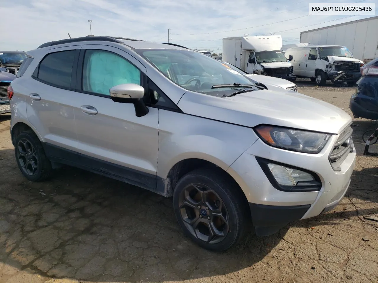 2018 Ford Ecosport Ses VIN: MAJ6P1CL9JC205436 Lot: 76571094