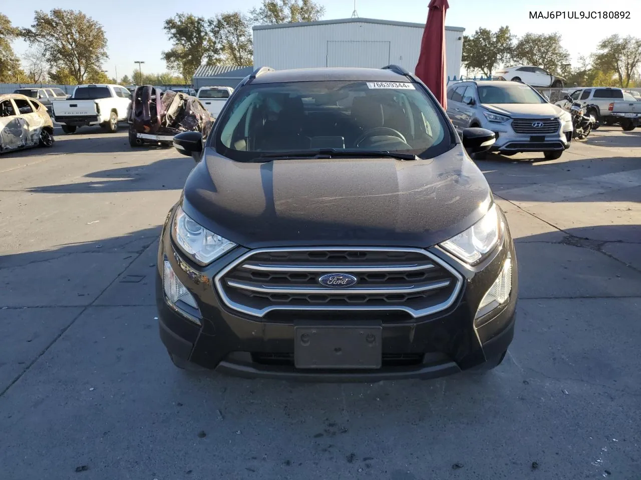 2018 Ford Ecosport Se VIN: MAJ6P1UL9JC180892 Lot: 76639344