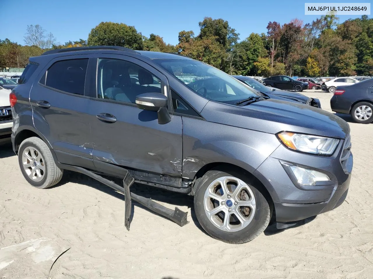 2018 Ford Ecosport Se VIN: MAJ6P1UL1JC248649 Lot: 76685694