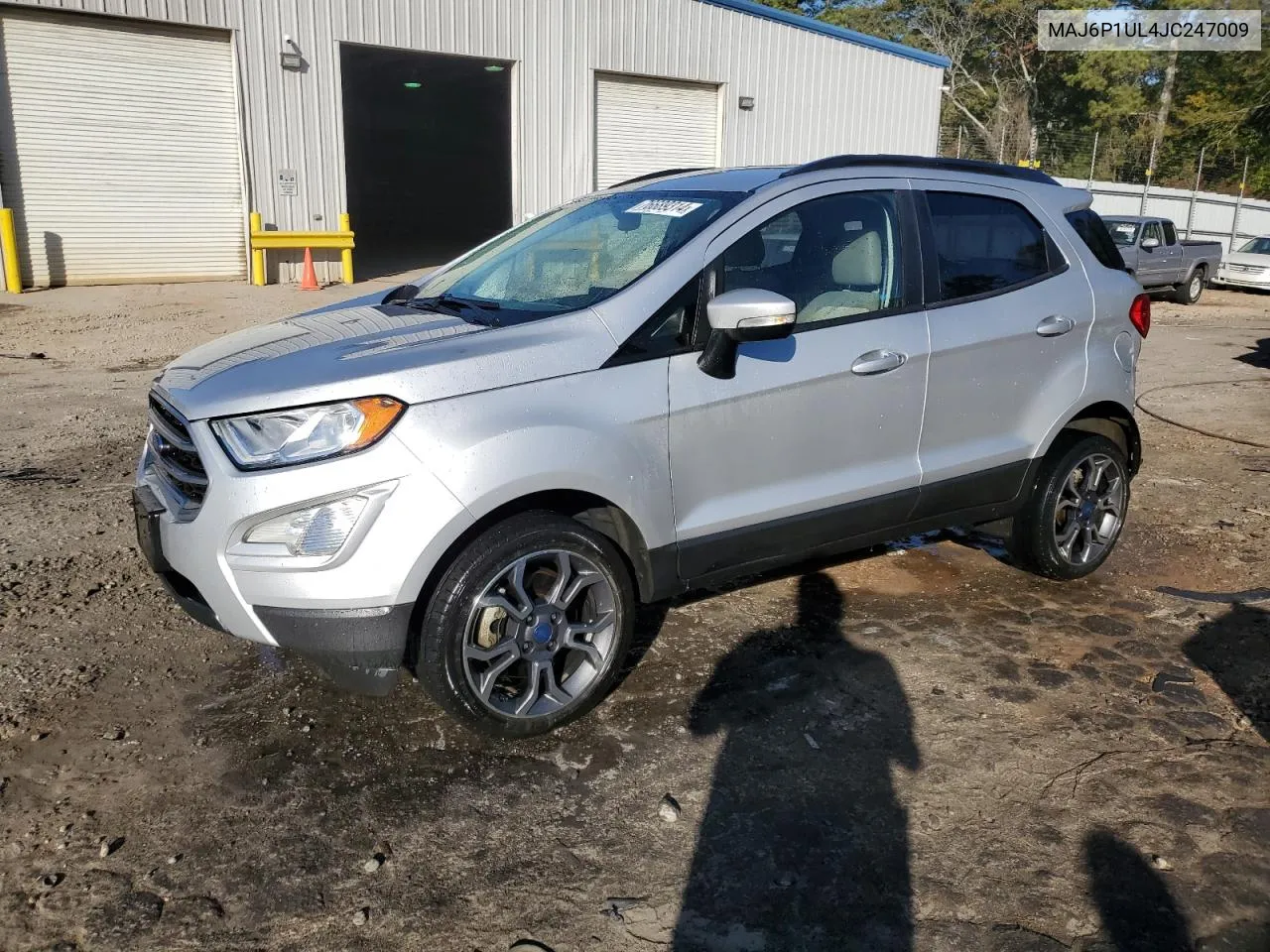 2018 Ford Ecosport Se VIN: MAJ6P1UL4JC247009 Lot: 76689314