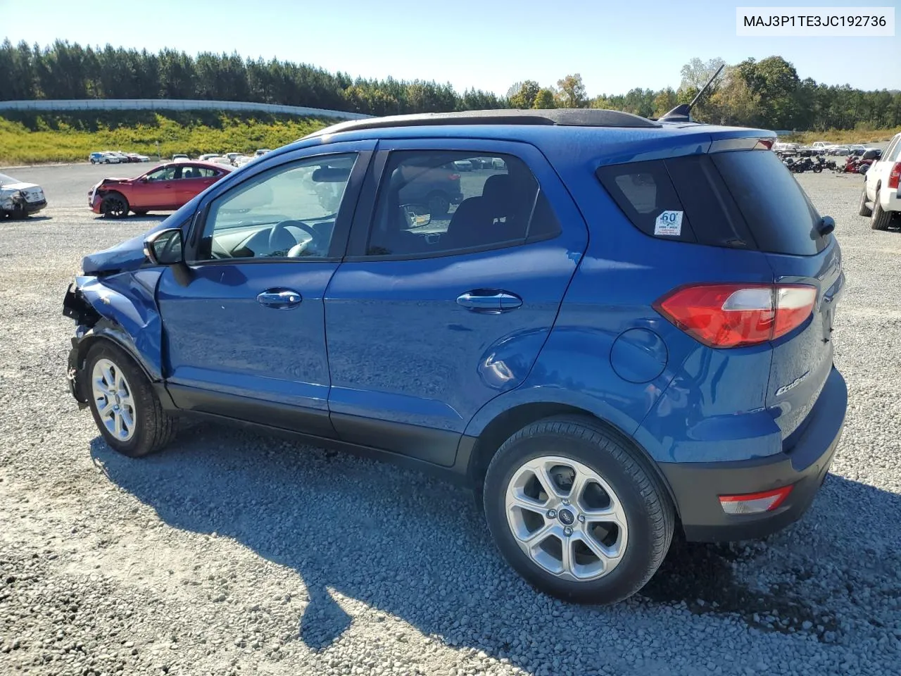 2018 Ford Ecosport Se VIN: MAJ3P1TE3JC192736 Lot: 76807224