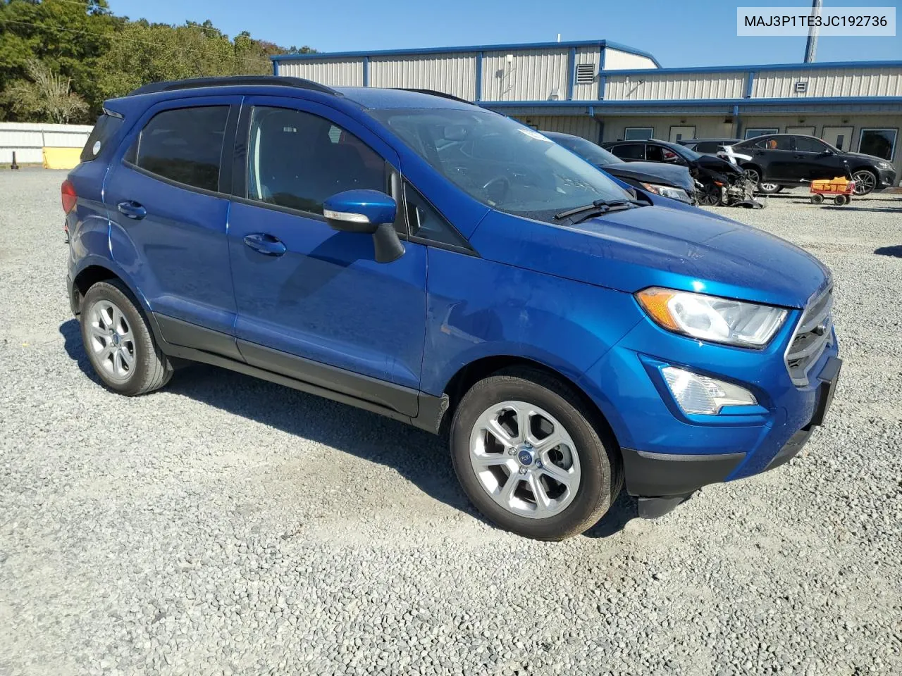 2018 Ford Ecosport Se VIN: MAJ3P1TE3JC192736 Lot: 76807224