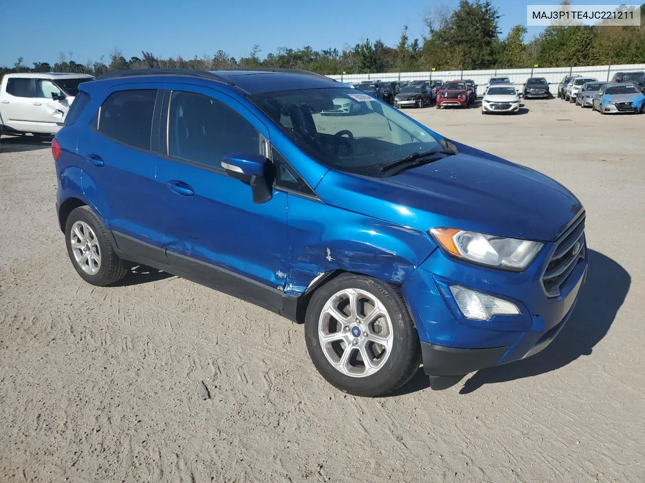 2018 Ford Ecosport Se VIN: MAJ3P1TE4JC221211 Lot: 76826654