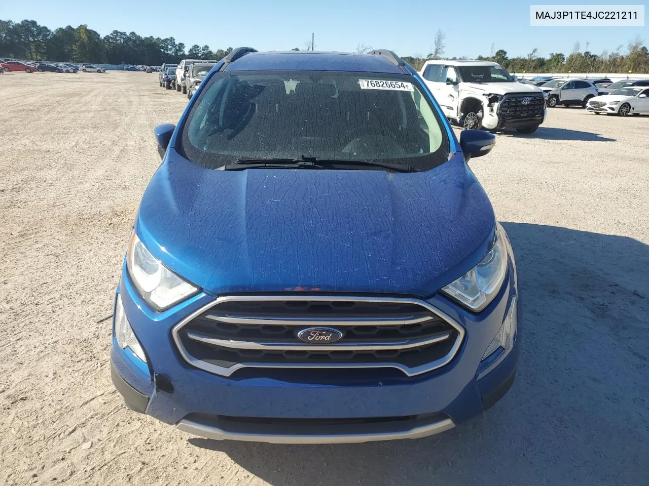 2018 Ford Ecosport Se VIN: MAJ3P1TE4JC221211 Lot: 76826654