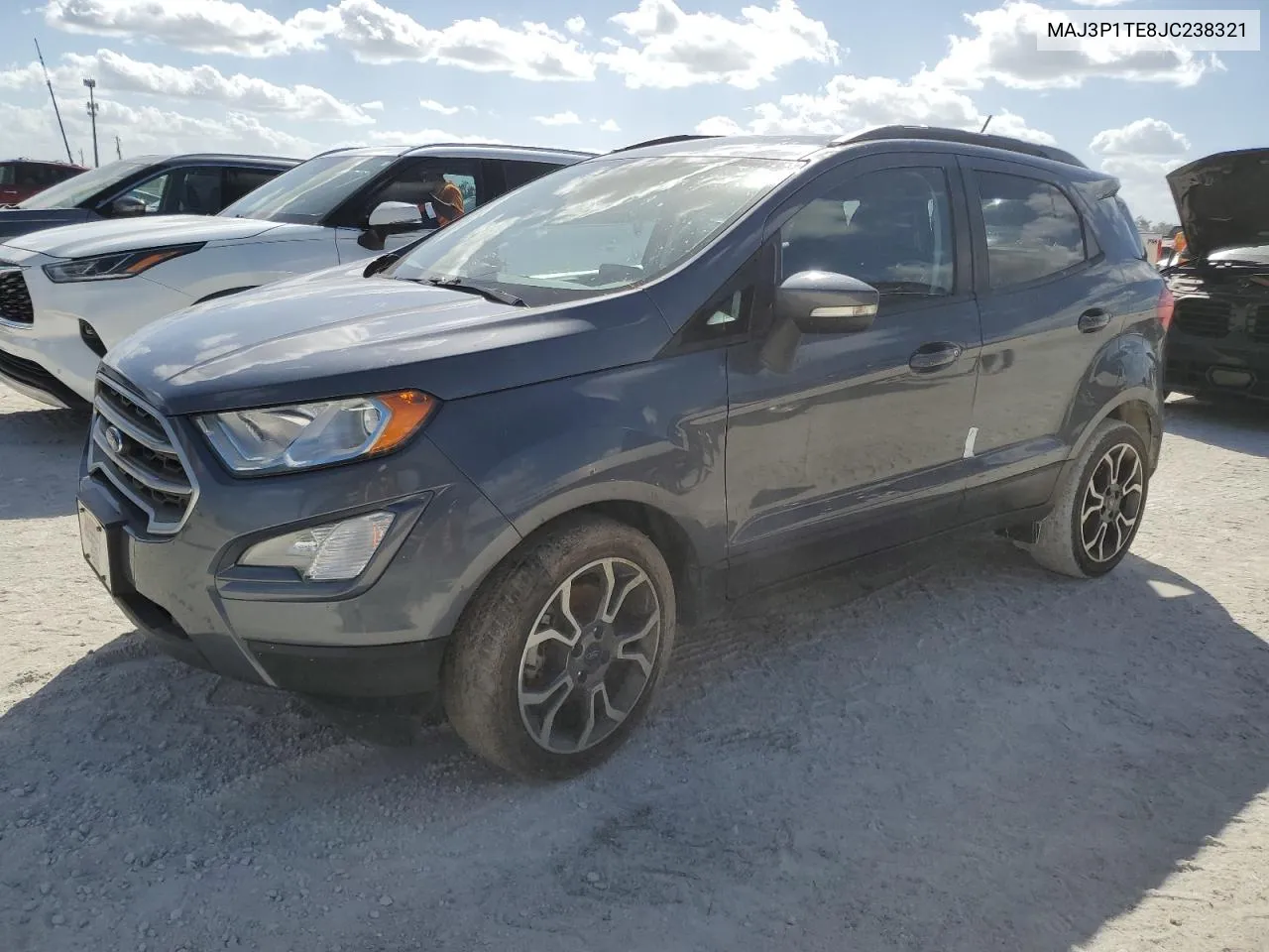 2018 Ford Ecosport Se VIN: MAJ3P1TE8JC238321 Lot: 76835584