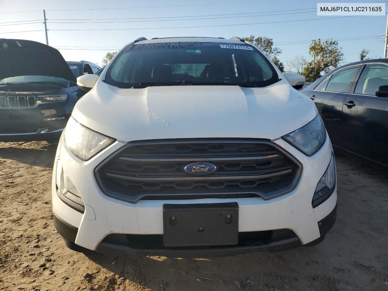 2018 Ford Ecosport Ses VIN: MAJ6P1CL1JC211635 Lot: 76873114