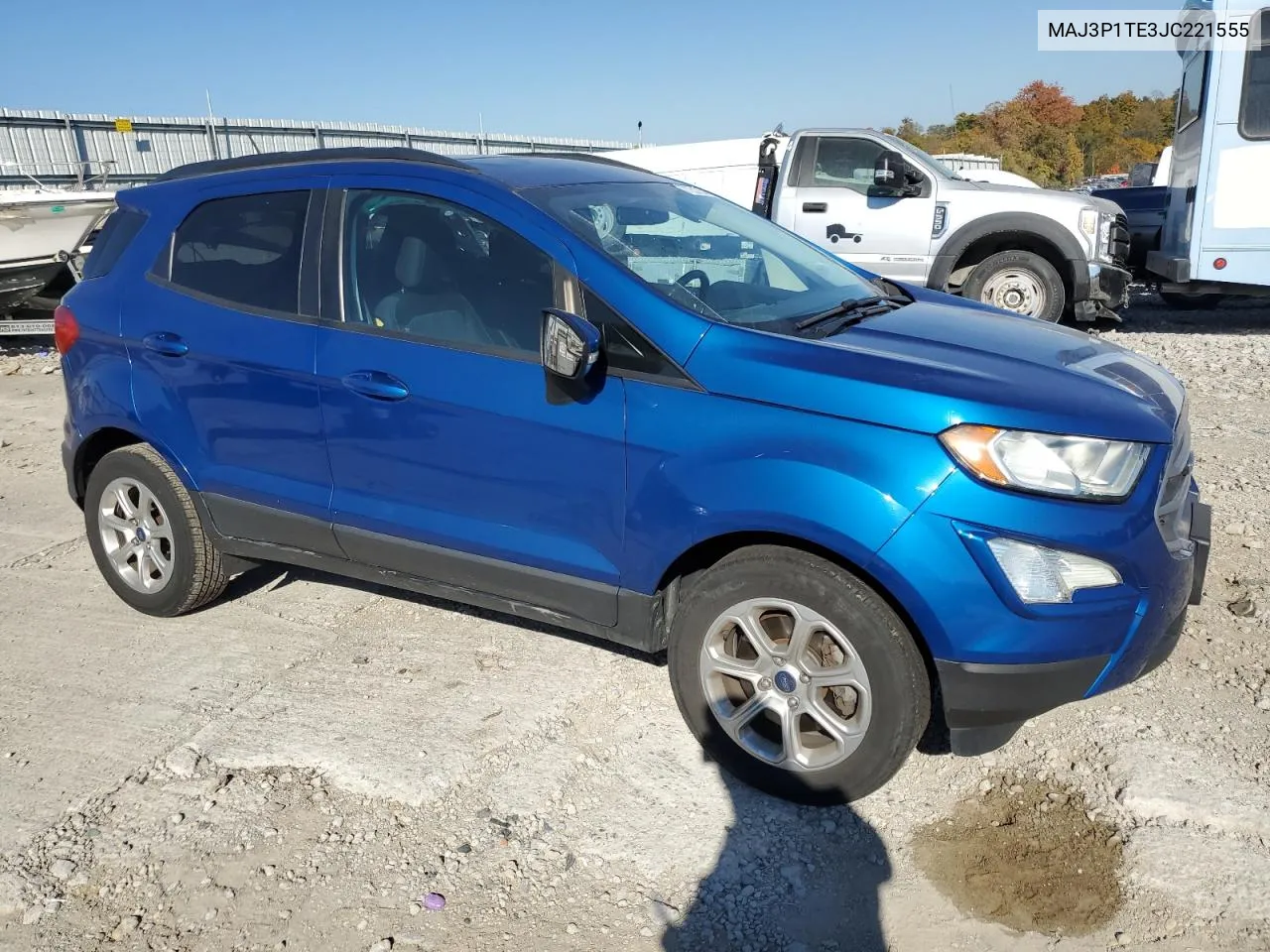 2018 Ford Ecosport Se VIN: MAJ3P1TE3JC221555 Lot: 77251354