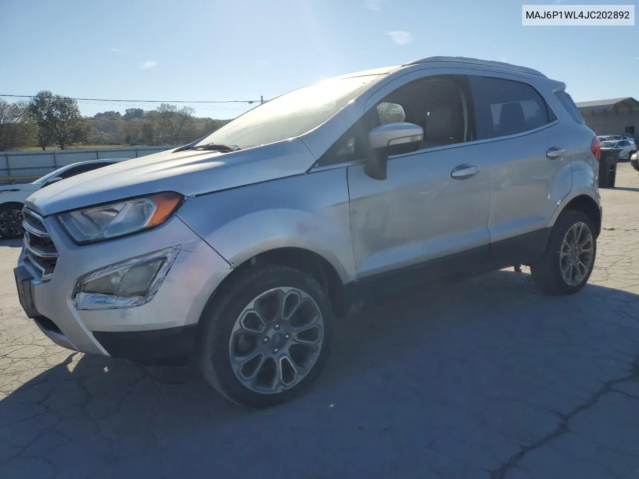 2018 Ford Ecosport Titanium VIN: MAJ6P1WL4JC202892 Lot: 77359154