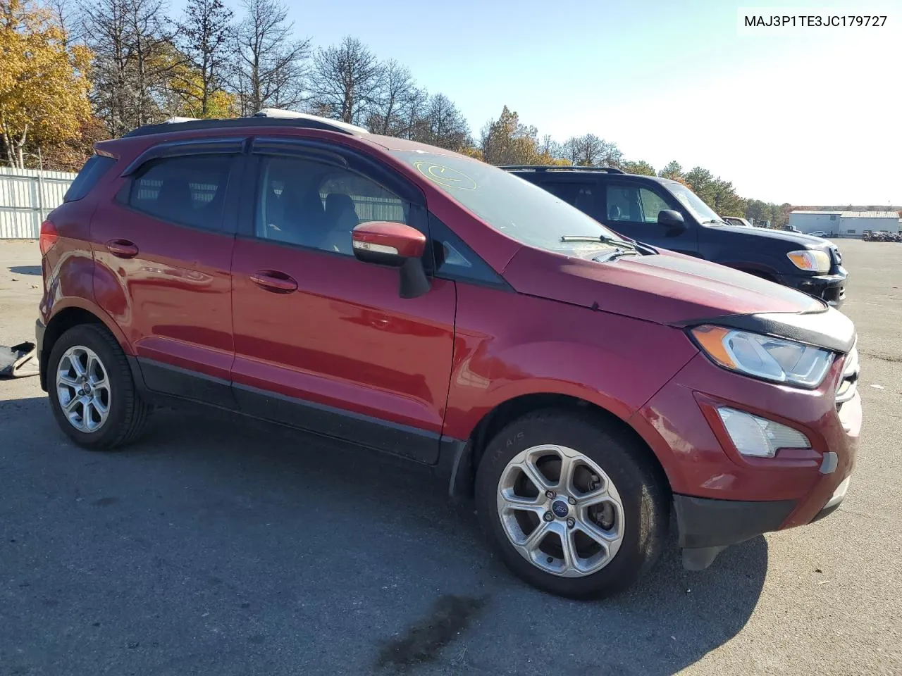 2018 Ford Ecosport Se VIN: MAJ3P1TE3JC179727 Lot: 77449234