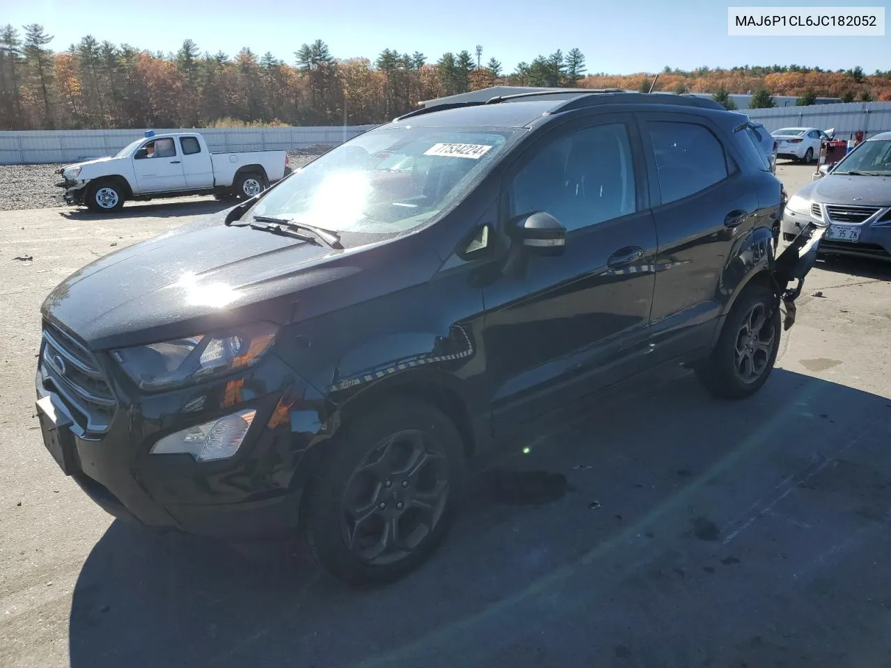 2018 Ford Ecosport Ses VIN: MAJ6P1CL6JC182052 Lot: 77534224