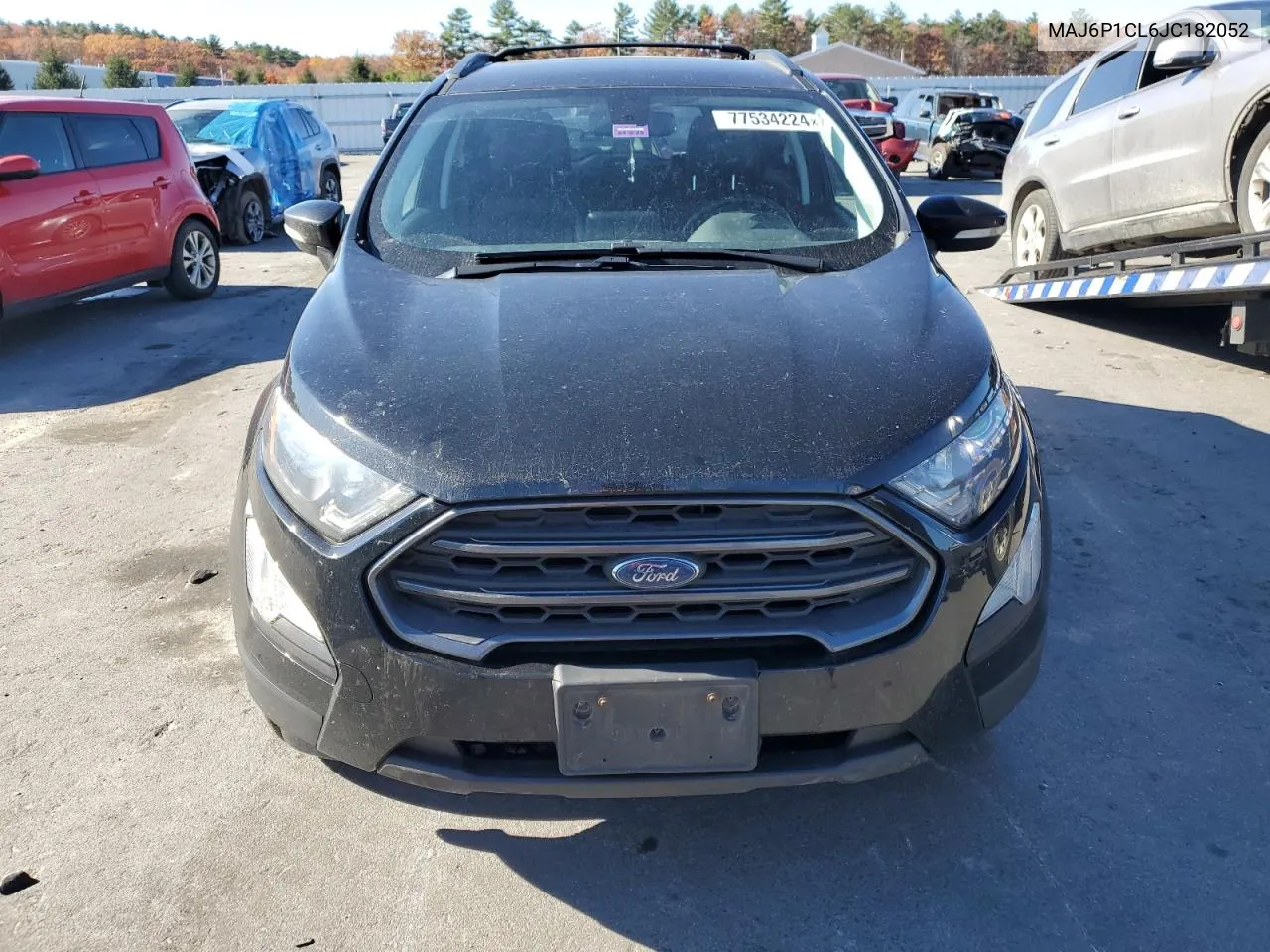 2018 Ford Ecosport Ses VIN: MAJ6P1CL6JC182052 Lot: 77534224