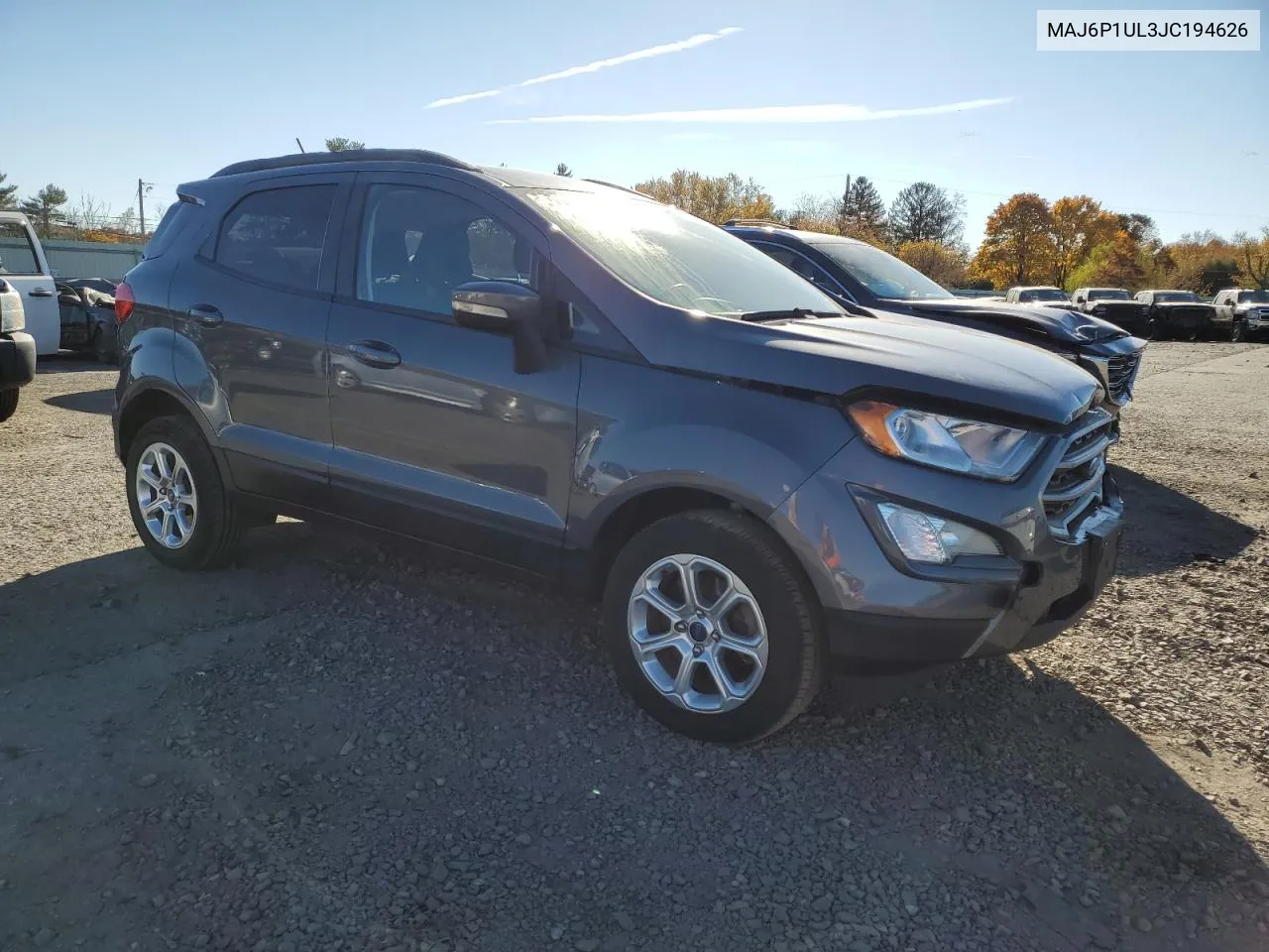 2018 Ford Ecosport Se VIN: MAJ6P1UL3JC194626 Lot: 77758084