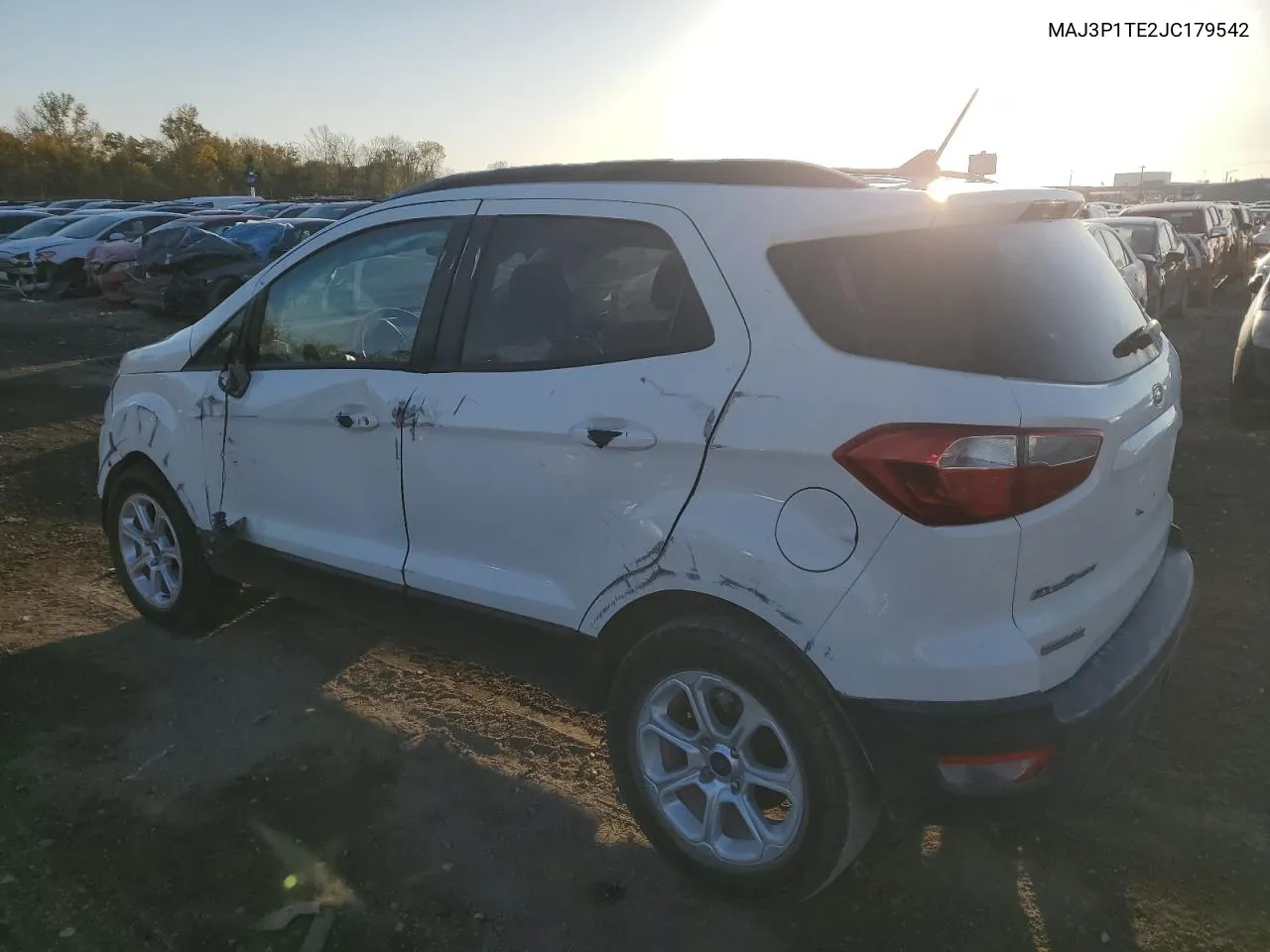 2018 Ford Ecosport Se VIN: MAJ3P1TE2JC179542 Lot: 77808234