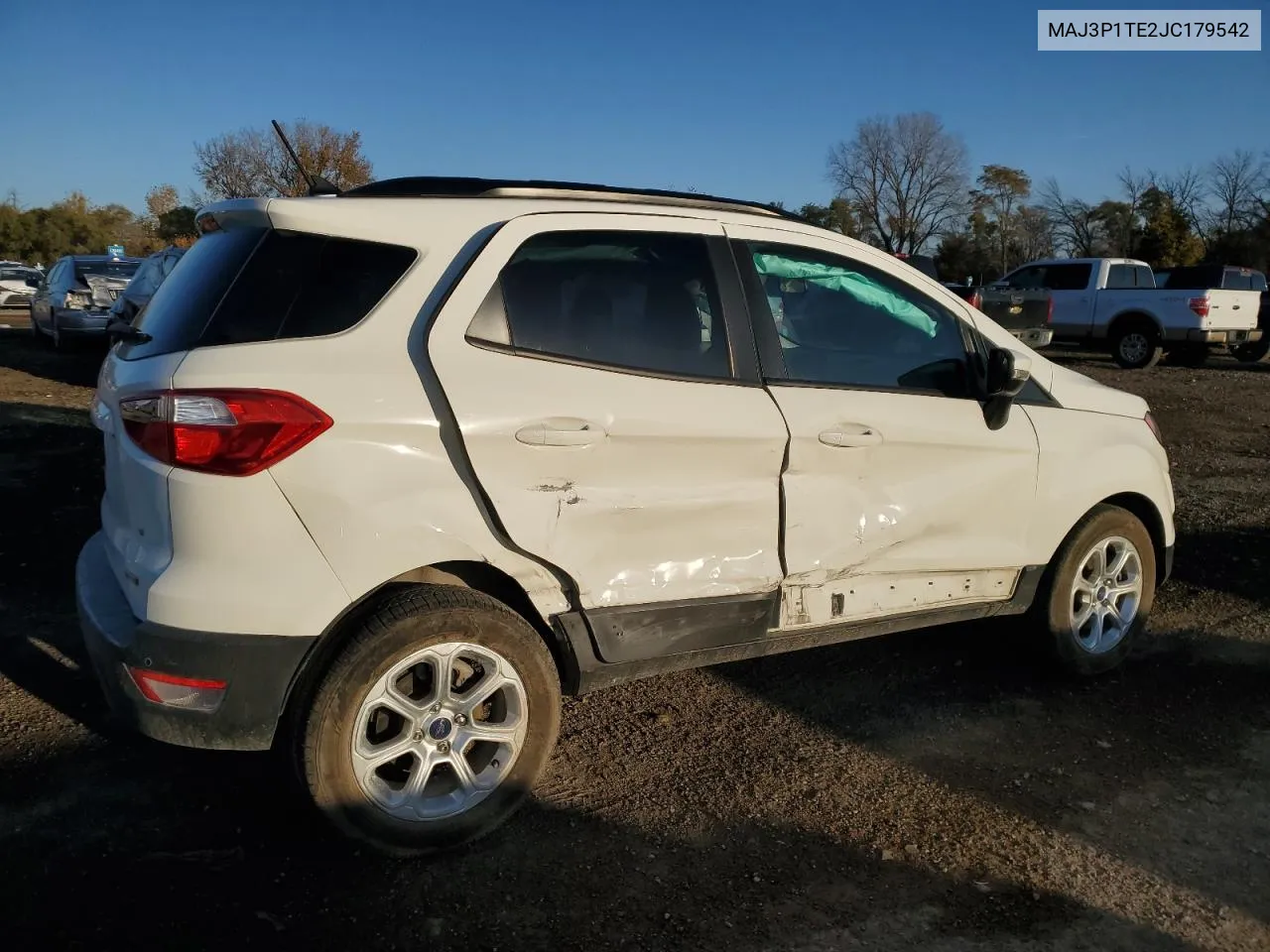 2018 Ford Ecosport Se VIN: MAJ3P1TE2JC179542 Lot: 77808234