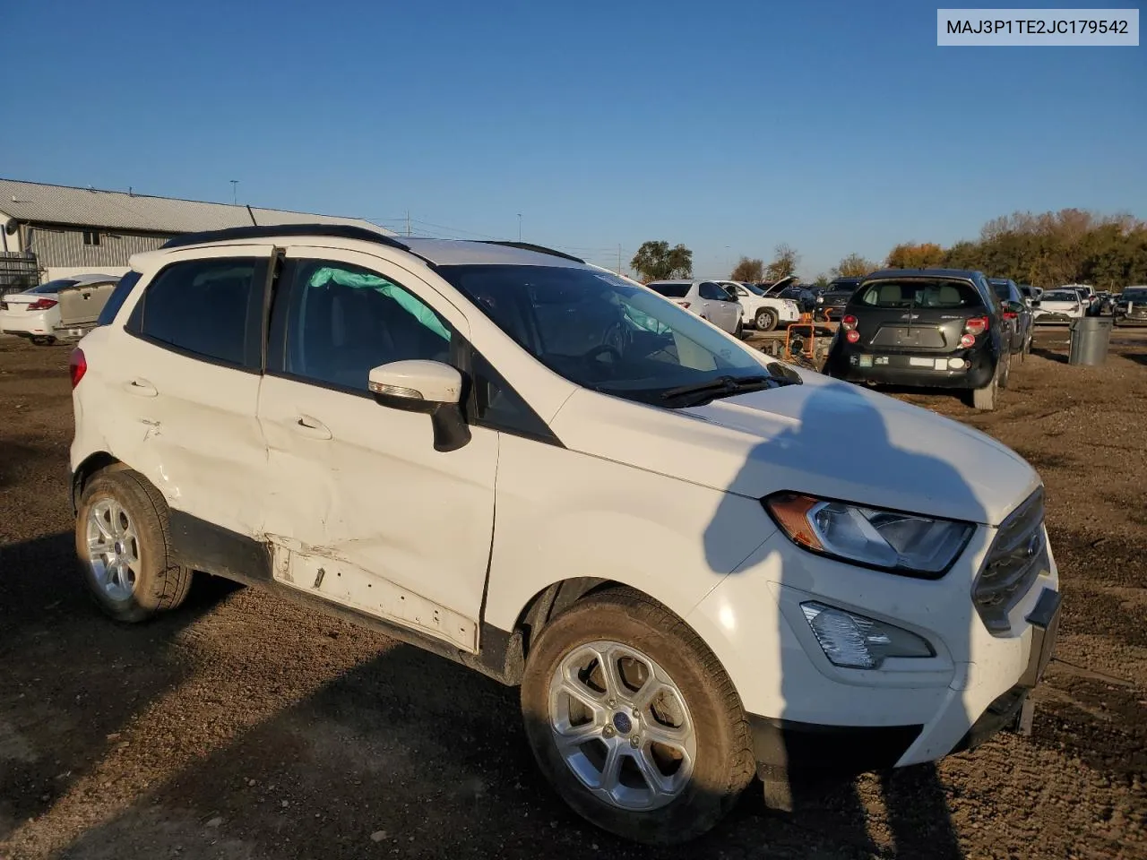 2018 Ford Ecosport Se VIN: MAJ3P1TE2JC179542 Lot: 77808234