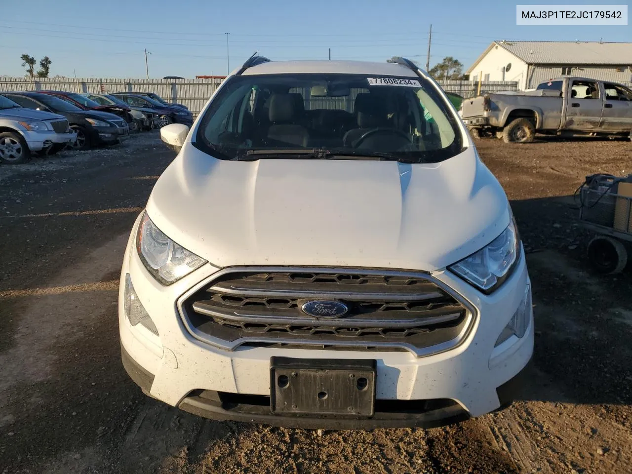 2018 Ford Ecosport Se VIN: MAJ3P1TE2JC179542 Lot: 77808234