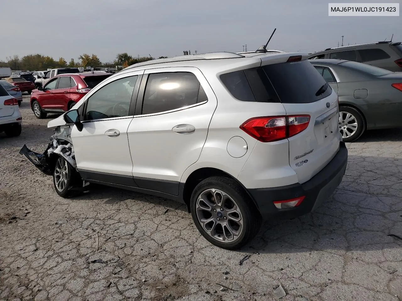 2018 Ford Ecosport Titanium VIN: MAJ6P1WL0JC191423 Lot: 77848154