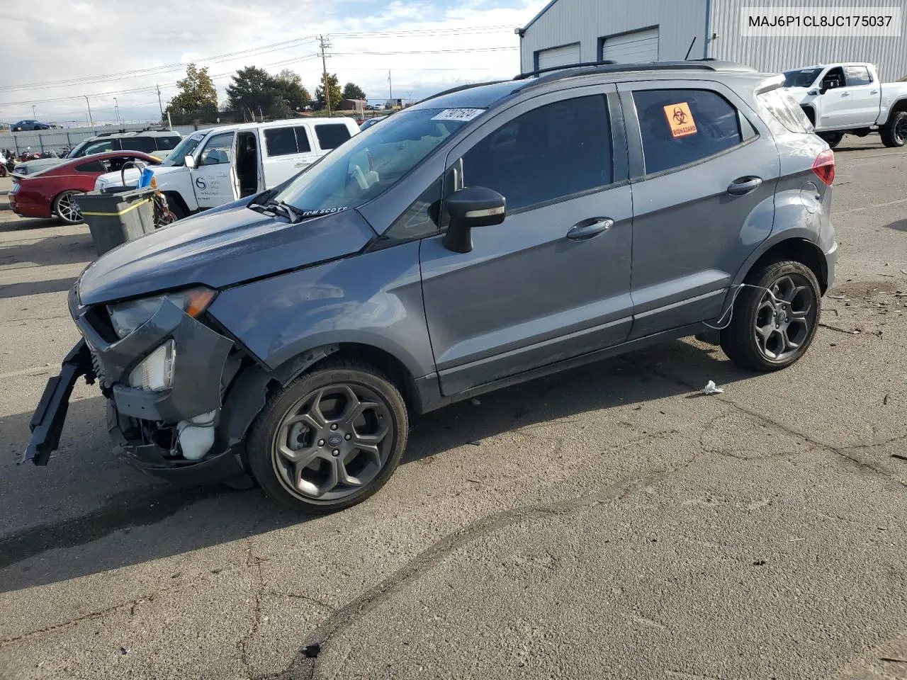 2018 Ford Ecosport Ses VIN: MAJ6P1CL8JC175037 Lot: 77901624