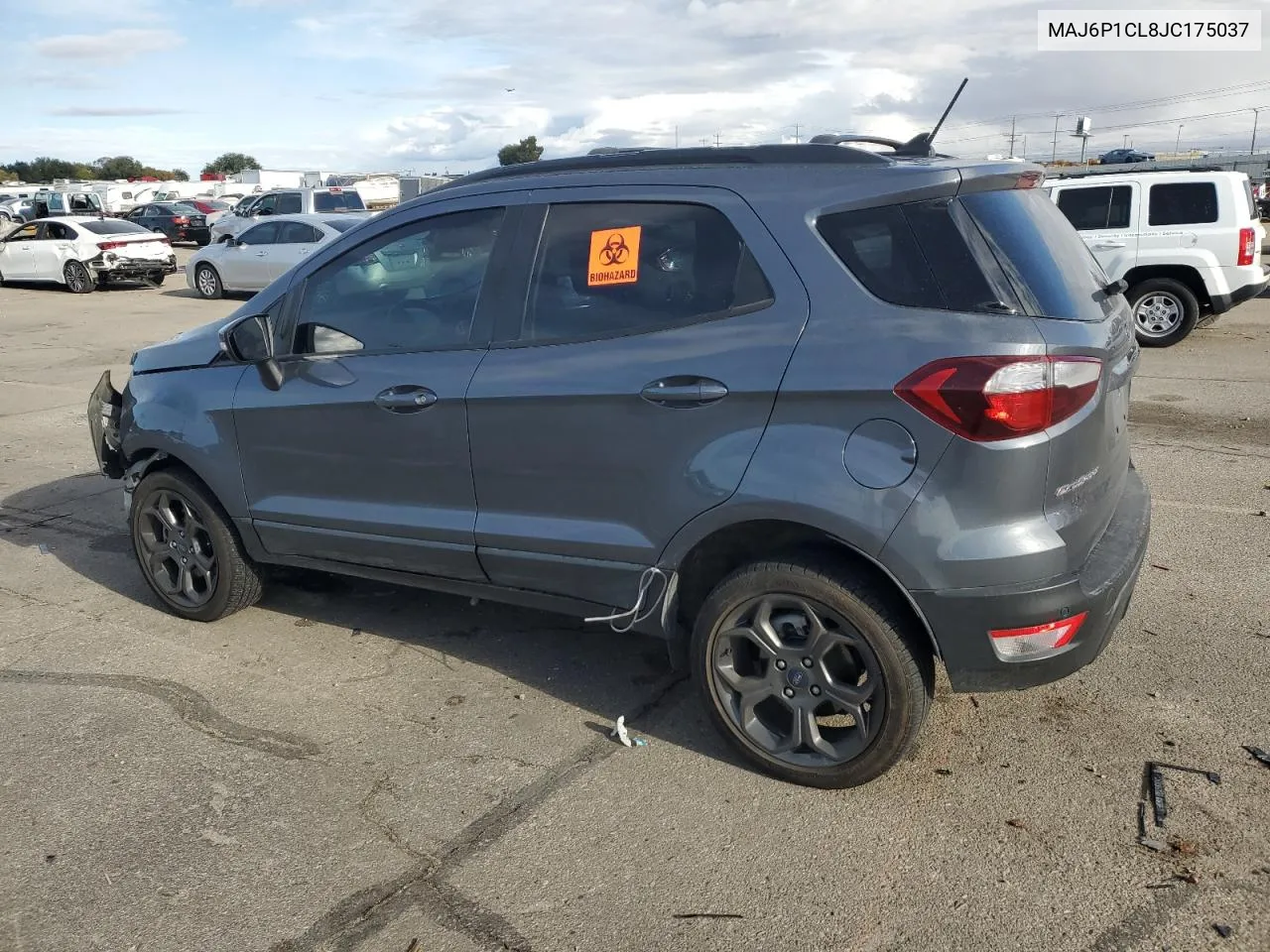 2018 Ford Ecosport Ses VIN: MAJ6P1CL8JC175037 Lot: 77901624