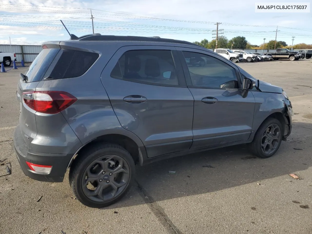 2018 Ford Ecosport Ses VIN: MAJ6P1CL8JC175037 Lot: 77901624