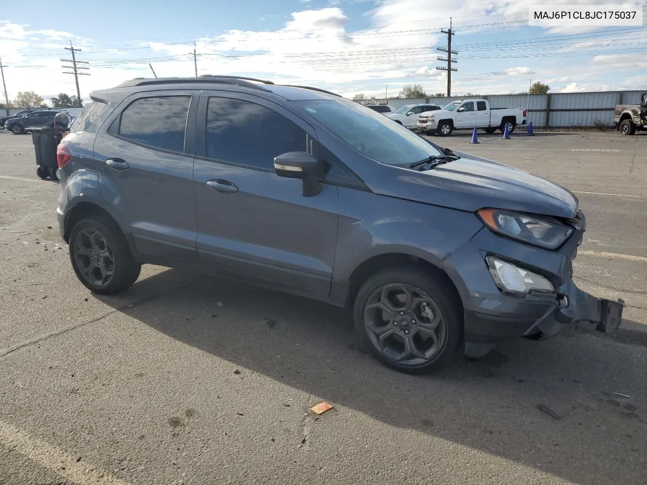 2018 Ford Ecosport Ses VIN: MAJ6P1CL8JC175037 Lot: 77901624