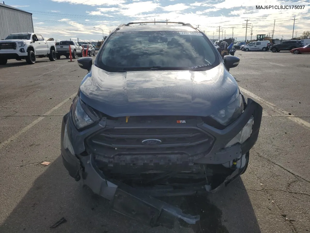 2018 Ford Ecosport Ses VIN: MAJ6P1CL8JC175037 Lot: 77901624