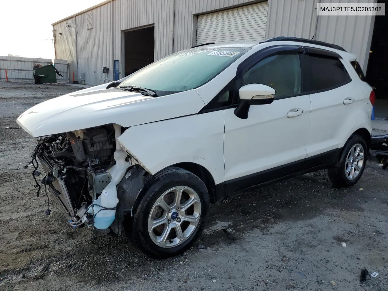 2018 Ford Ecosport Se VIN: MAJ3P1TE5JC205308 Lot: 77955644