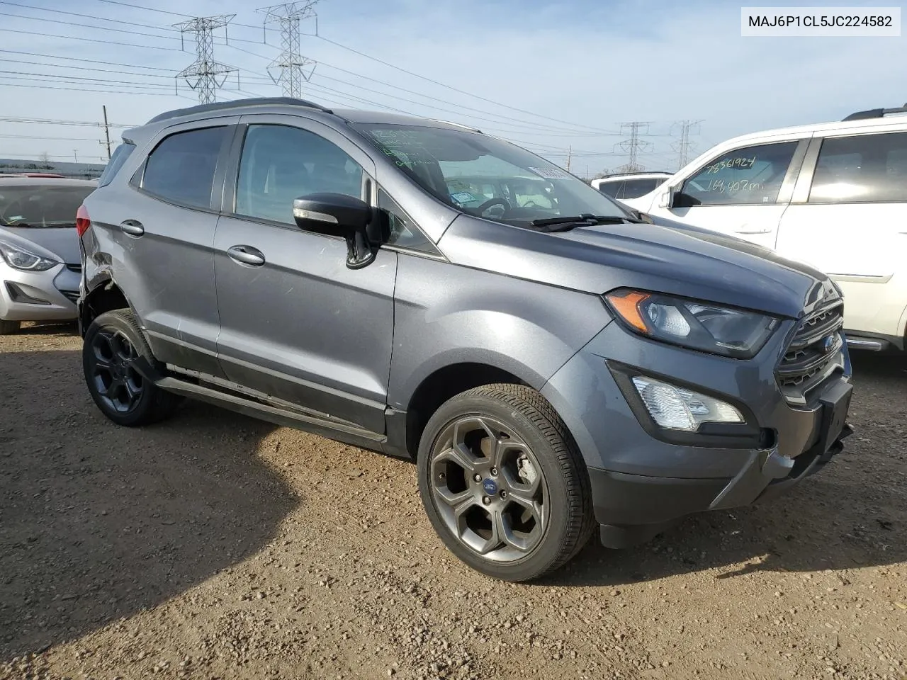 2018 Ford Ecosport Ses VIN: MAJ6P1CL5JC224582 Lot: 78033074