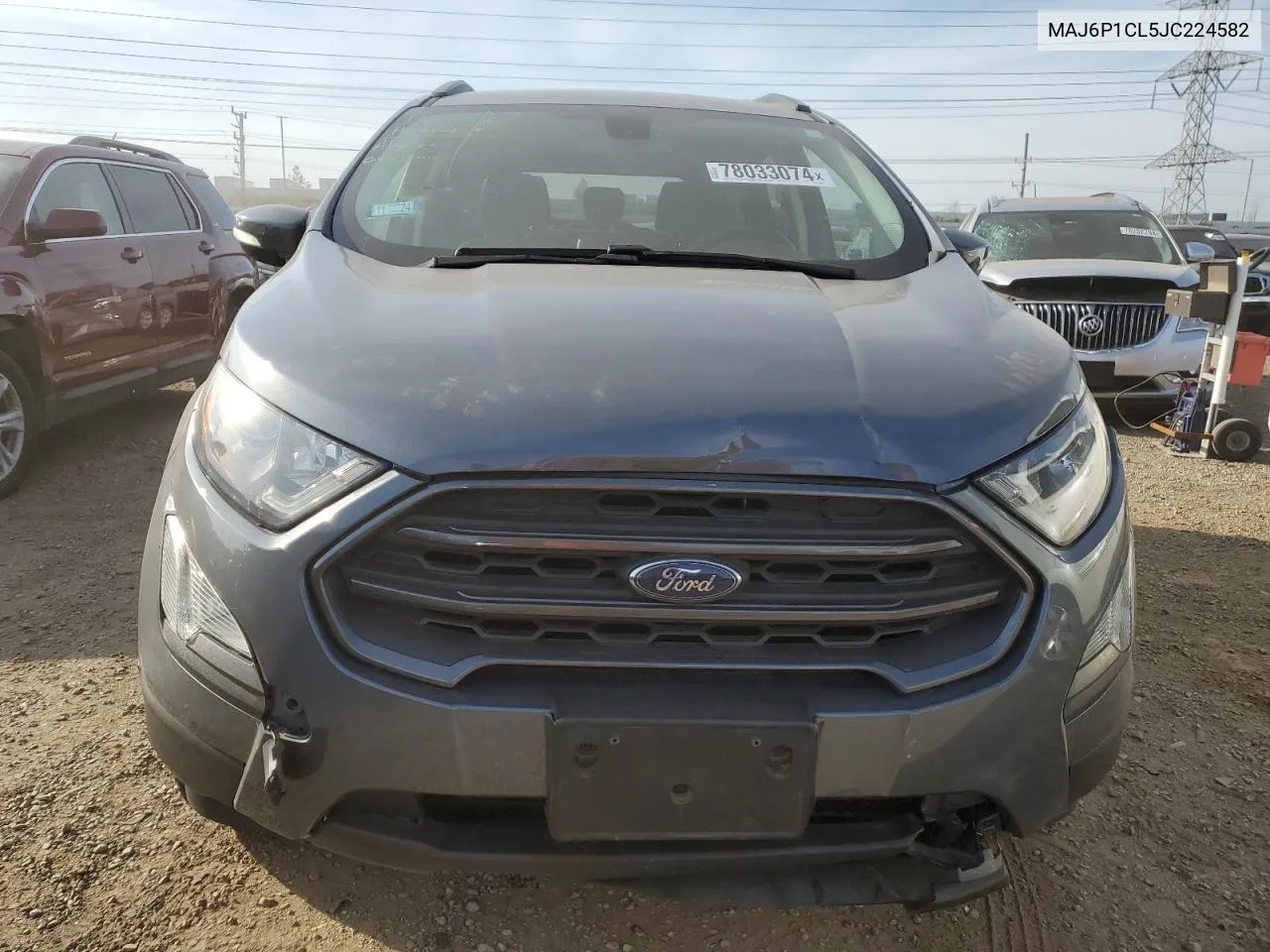 2018 Ford Ecosport Ses VIN: MAJ6P1CL5JC224582 Lot: 78033074