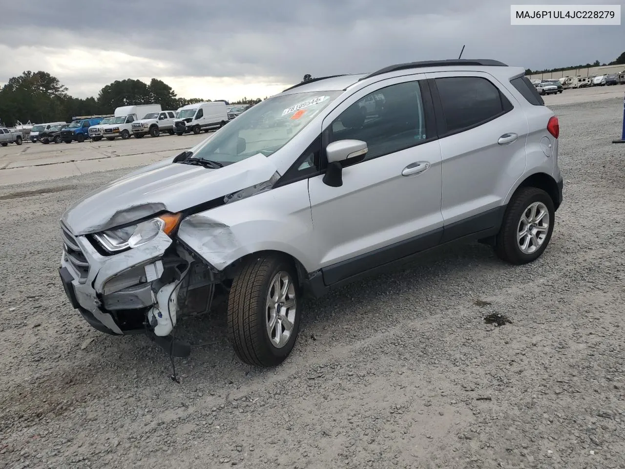 2018 Ford Ecosport Se VIN: MAJ6P1UL4JC228279 Lot: 78109544