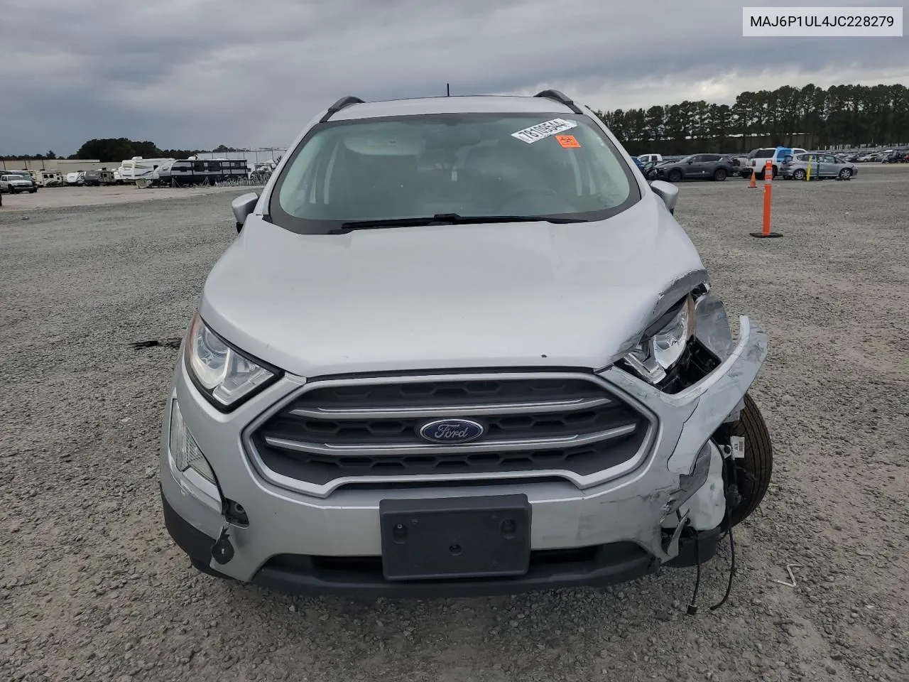 2018 Ford Ecosport Se VIN: MAJ6P1UL4JC228279 Lot: 78109544