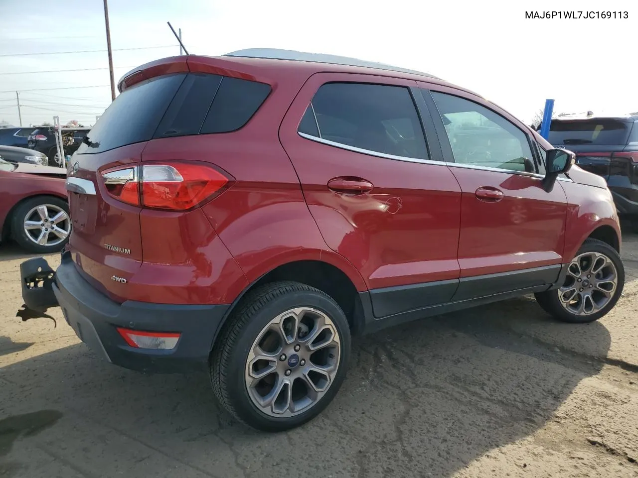 2018 Ford Ecosport Titanium VIN: MAJ6P1WL7JC169113 Lot: 78575974