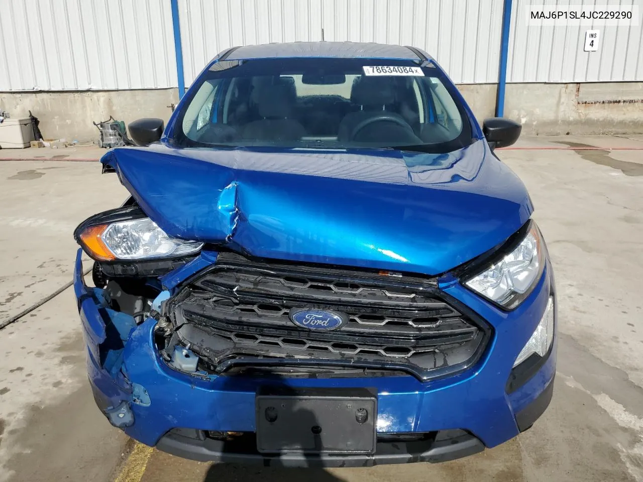 2018 Ford Ecosport S VIN: MAJ6P1SL4JC229290 Lot: 78634084