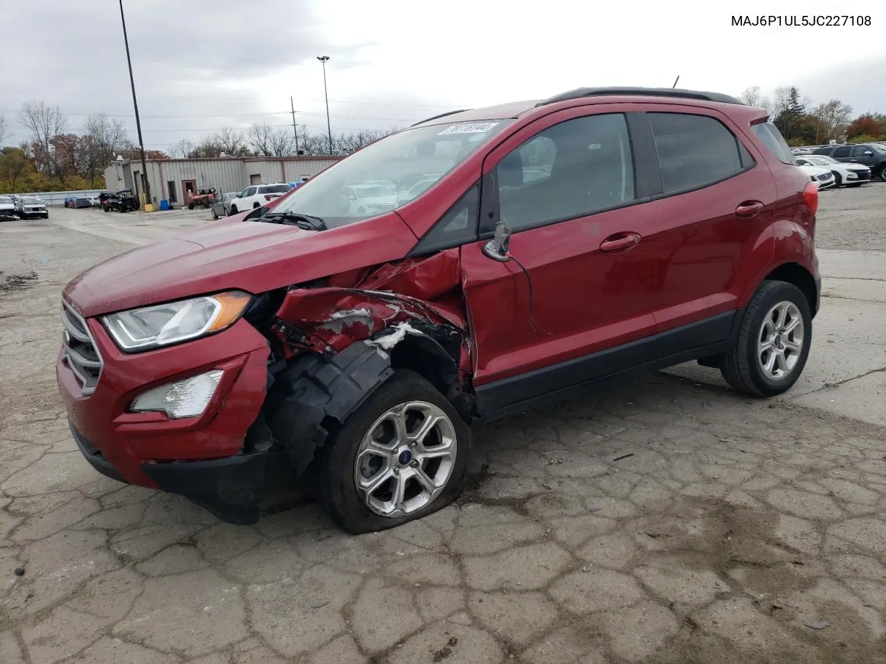 2018 Ford Ecosport Se VIN: MAJ6P1UL5JC227108 Lot: 78718144