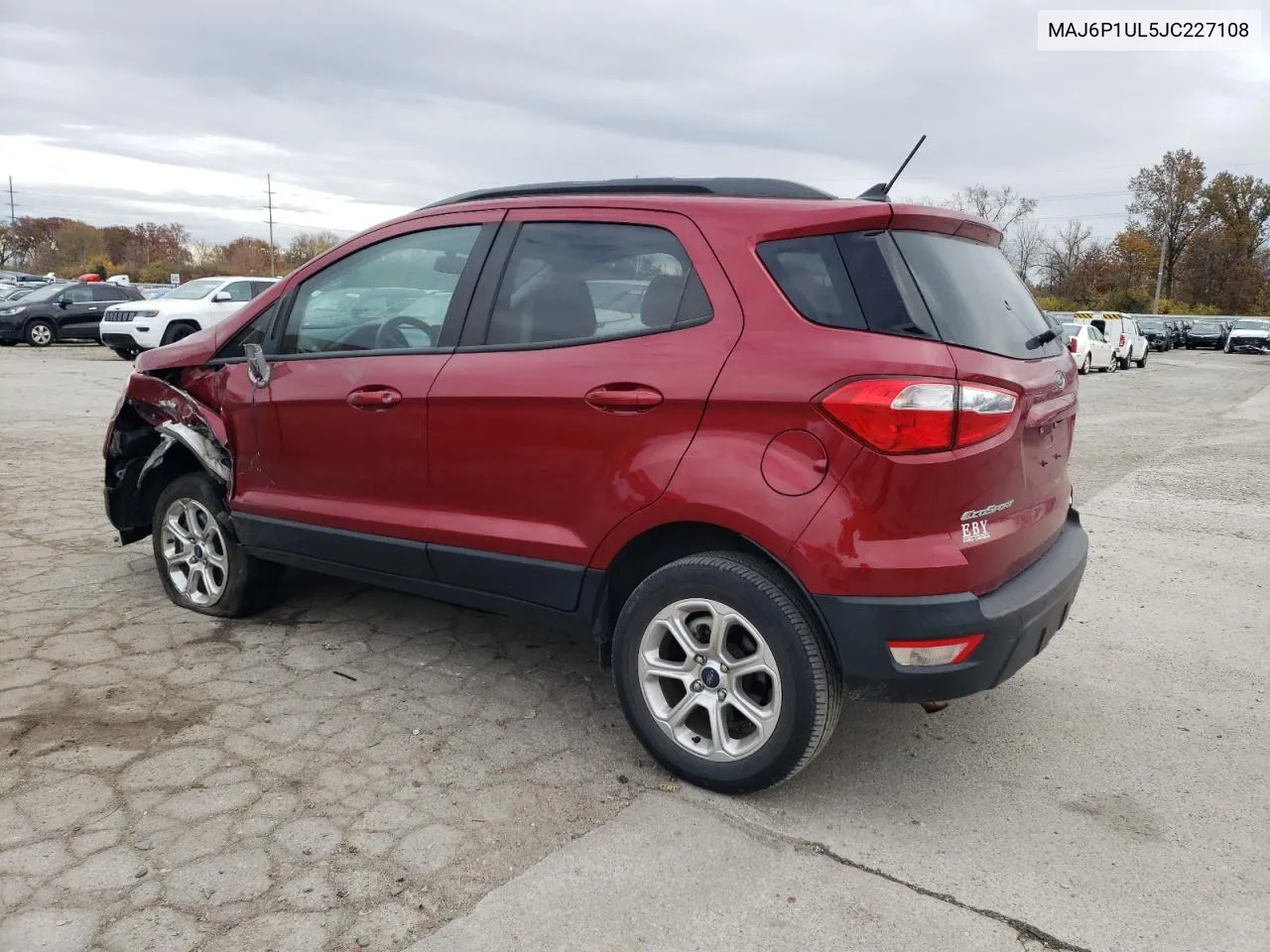 2018 Ford Ecosport Se VIN: MAJ6P1UL5JC227108 Lot: 78718144